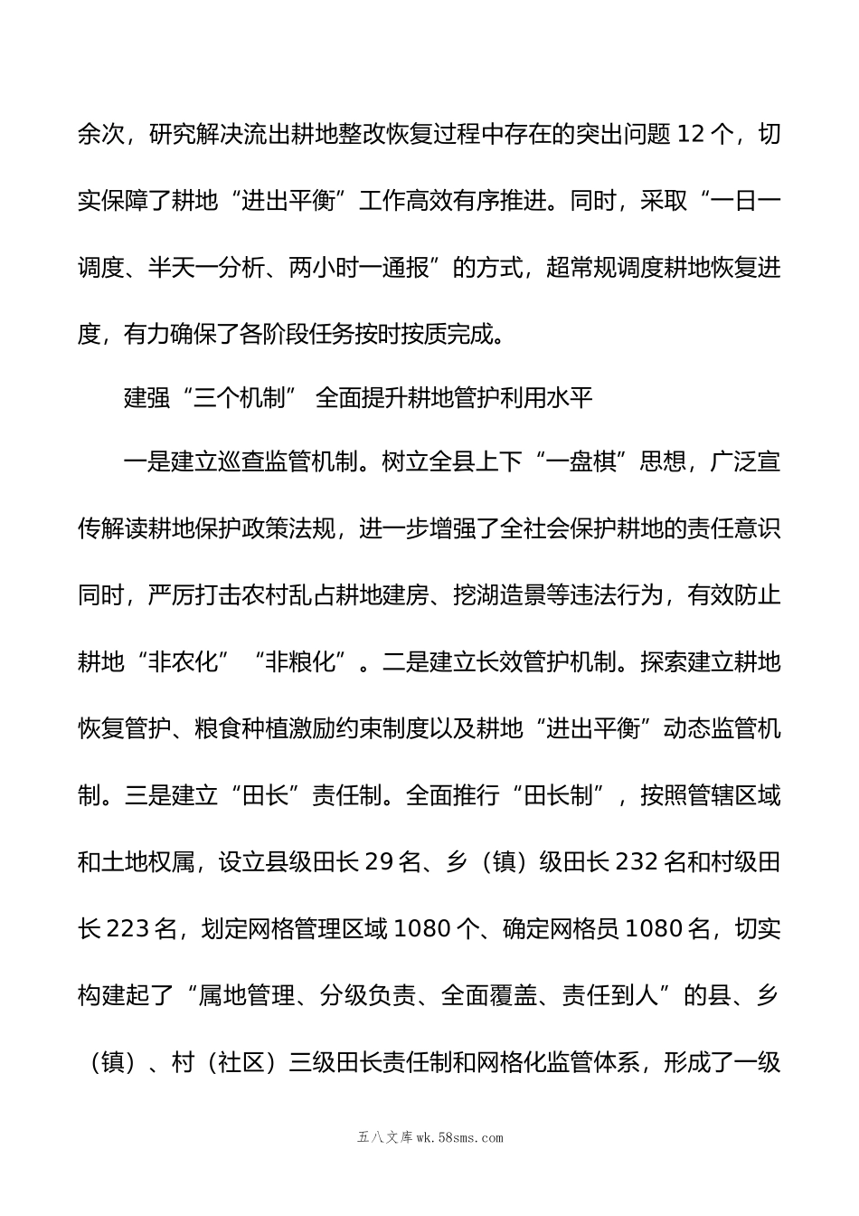 【常务副县长中心组研讨发言】从严管控耕地“进出平衡”+探索耕地保护新路径.doc_第3页