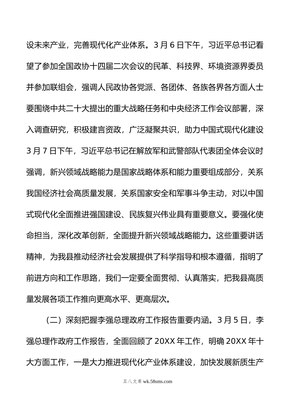 在学习贯彻年全国“两会”精神会议上的讲话.doc_第2页