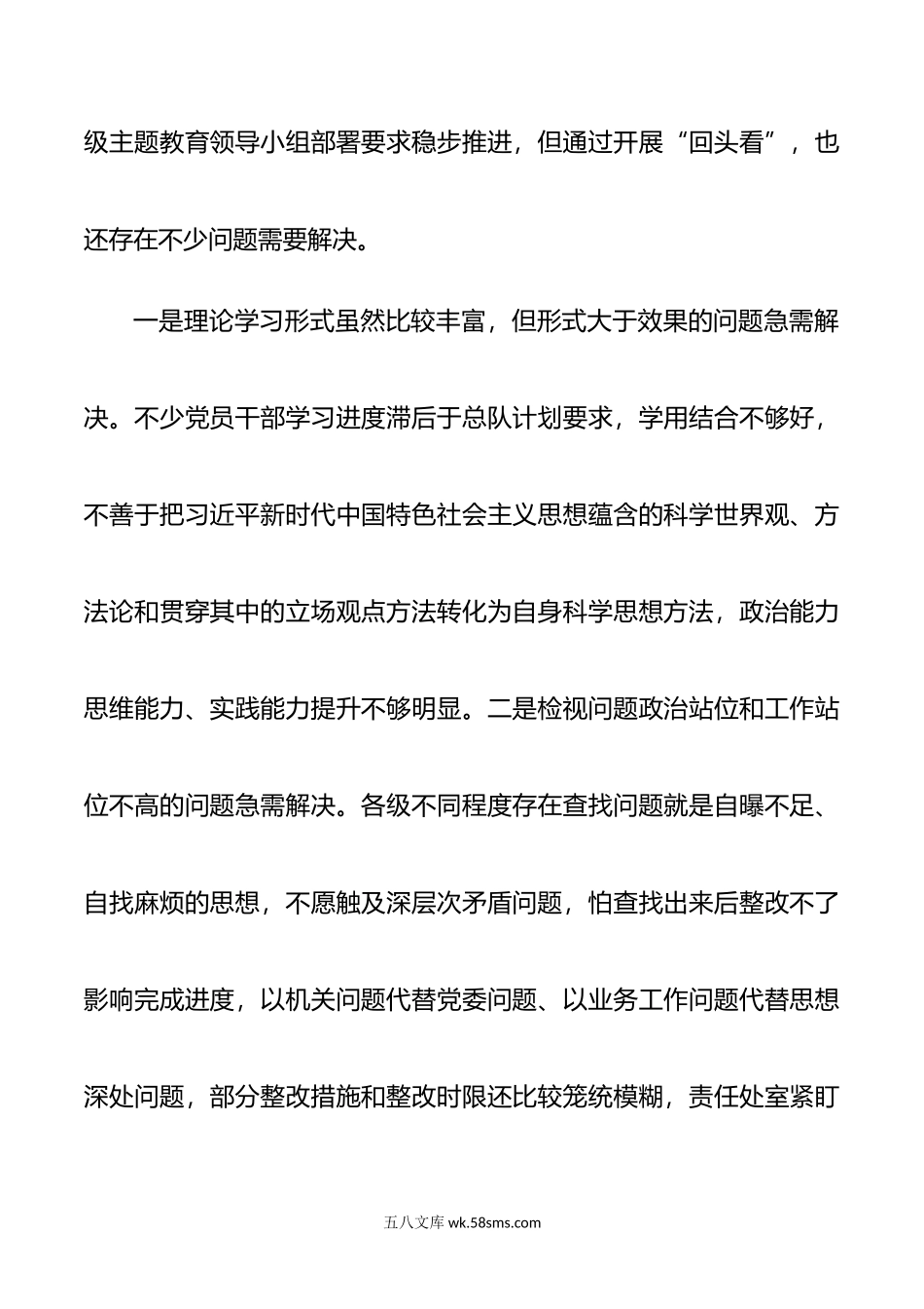 在第二批主题教育阶段工作推进会上的讲话提纲.doc_第2页