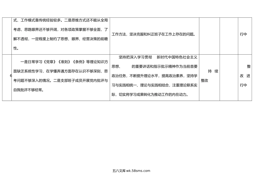 党支部以案促改问题清单整改措施台账表格.doc_第3页