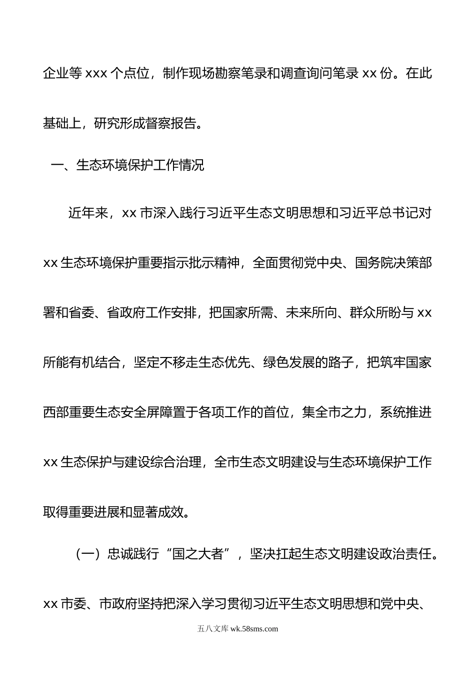 生态环境保护督察报告（市级）.doc_第2页