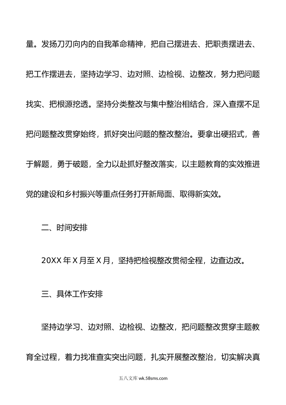 学习贯彻年主题教育检视问题实施方案.doc_第3页