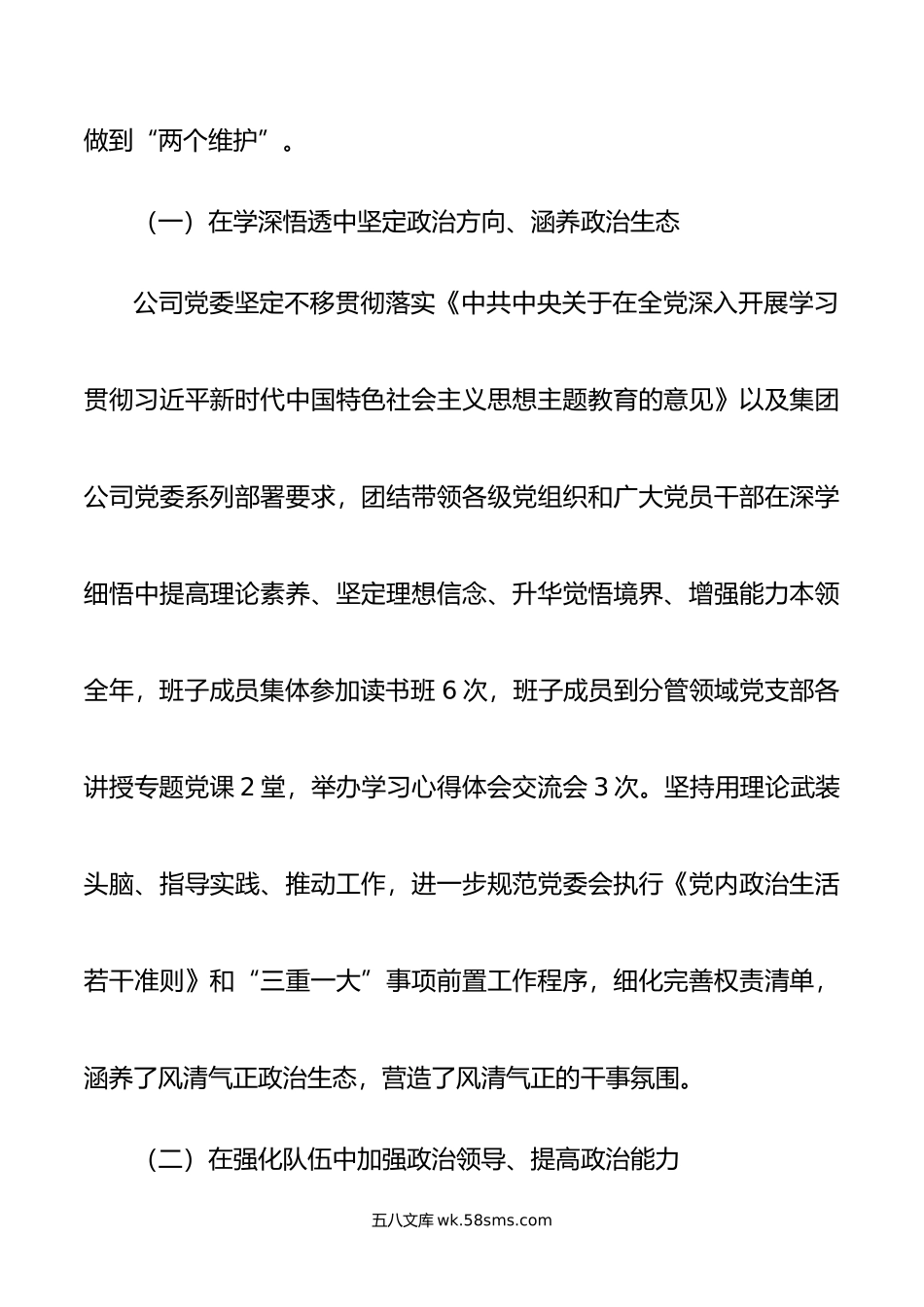 某公司党委及班子成员年政治“画像”报告.doc_第2页