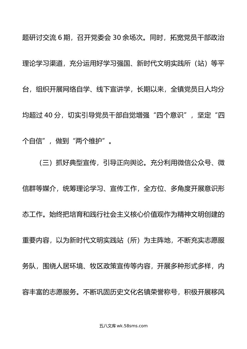 乡镇年贯彻落实意识形态工作责任制情况及年工作计划.doc_第3页