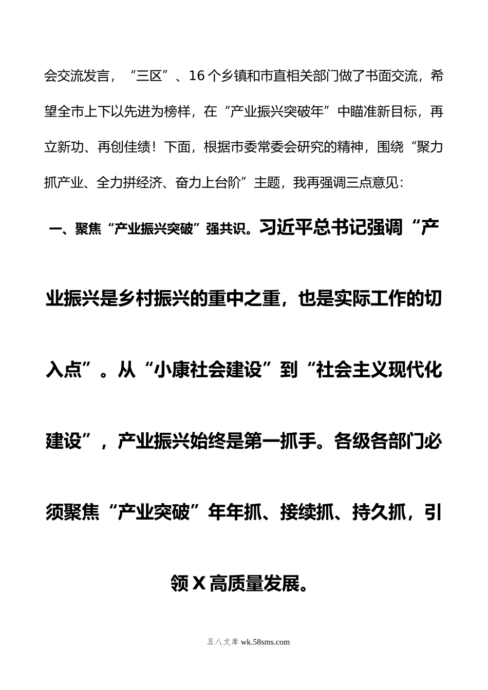 在全市新春第一会上的总结讲话提纲.doc_第2页