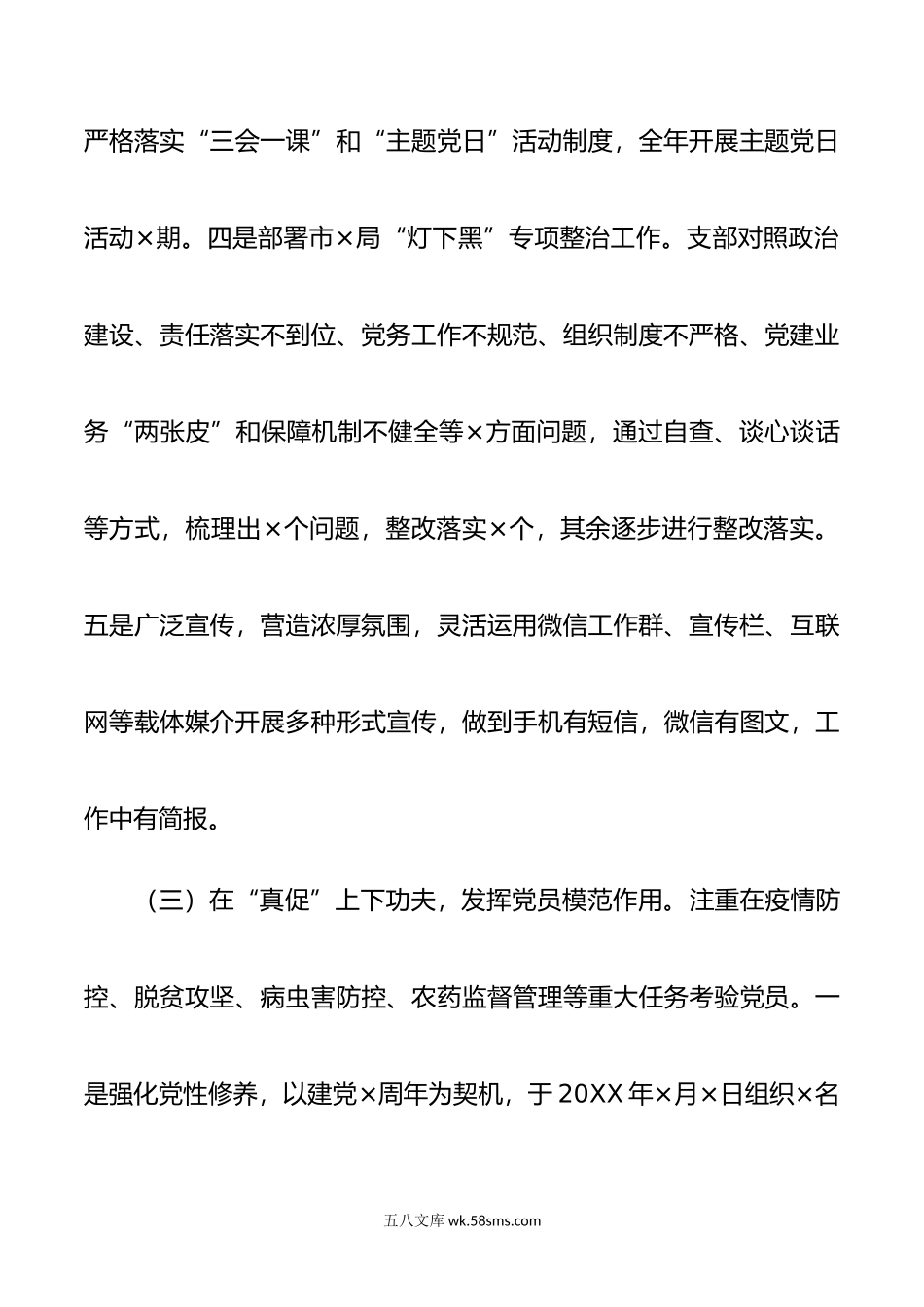 党支部书记年度抓党建工作述职报告.docx_第3页