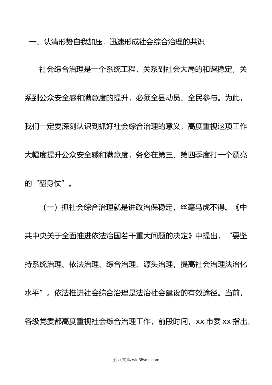 在社会综合治理大行动动员会上的讲话.doc_第2页