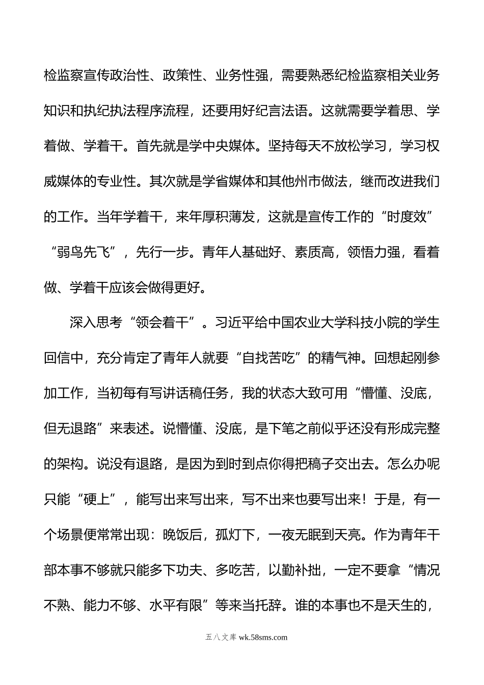 青年纪检监察干部交流发言汇编（2篇）.doc_第3页