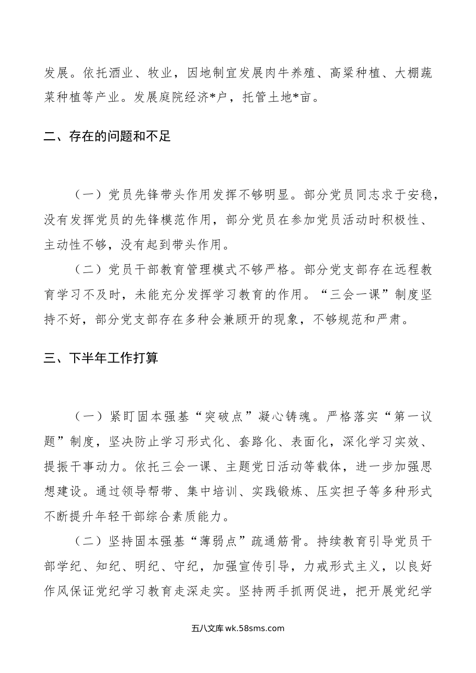 乡镇年上半年基层党建工作总结.docx_第3页