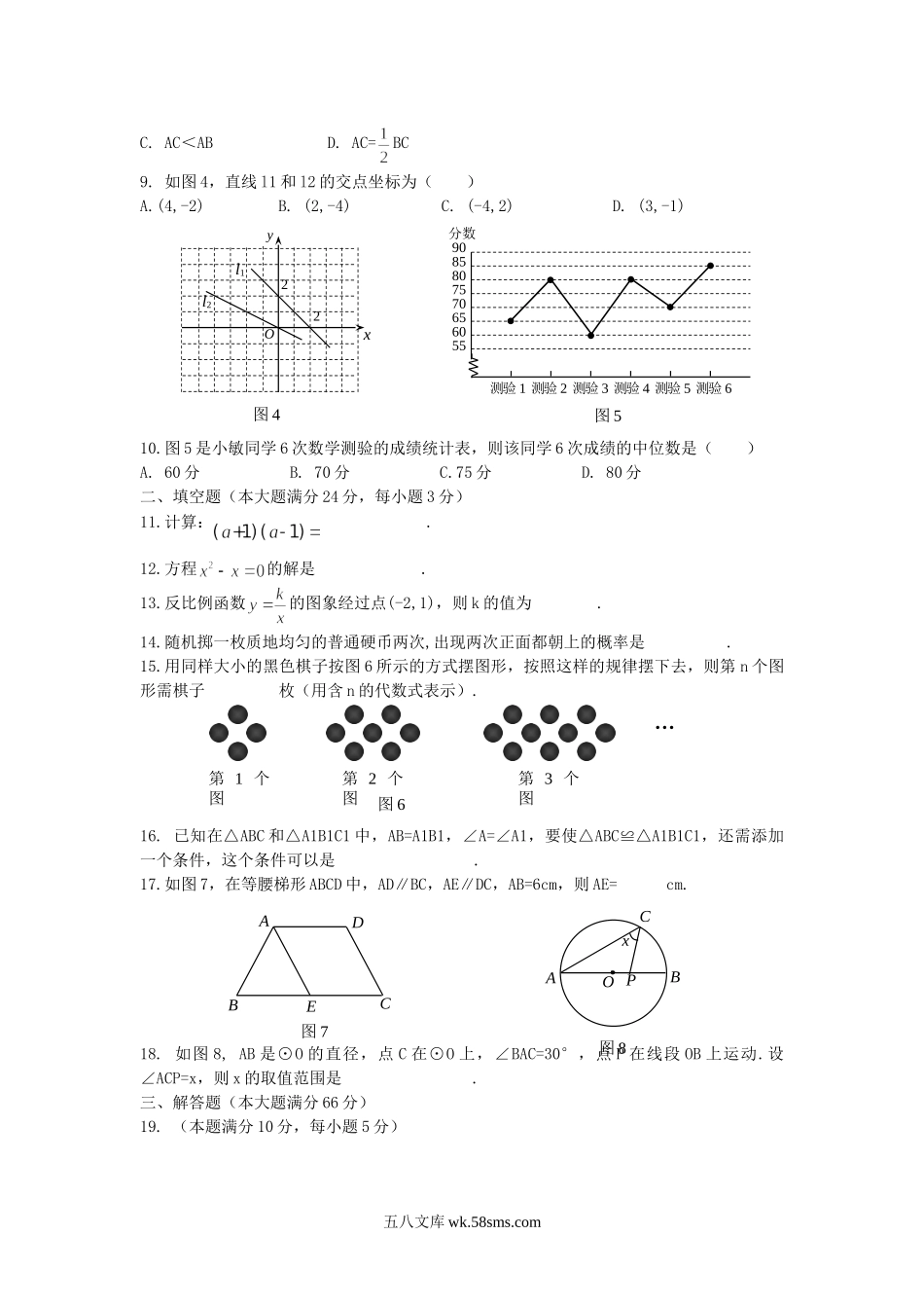 2008年海南省中考数学真题及答案.doc_第2页