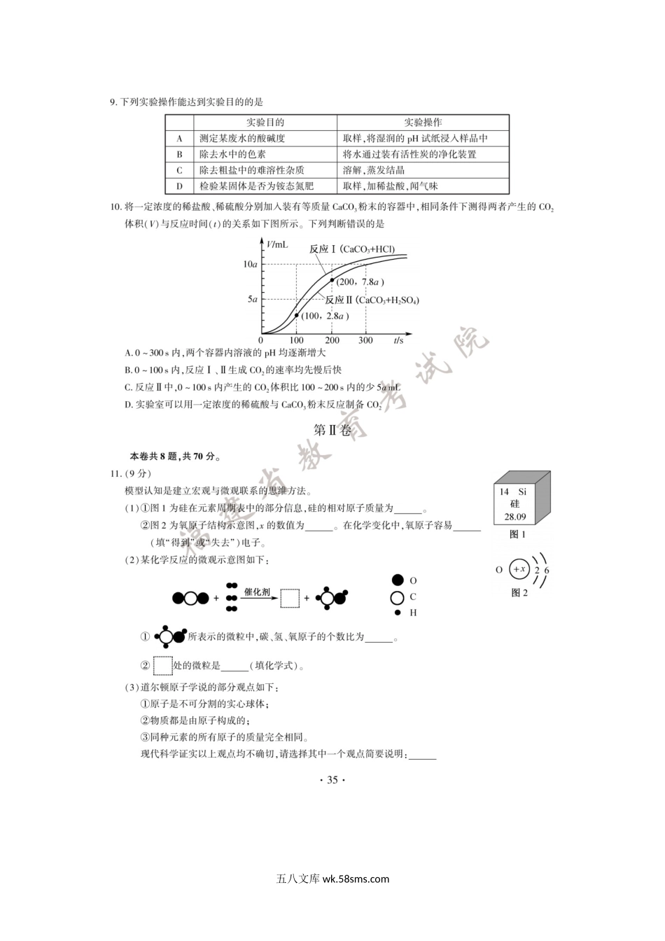 2020年福建厦门中考化学试题及答案.doc_第2页