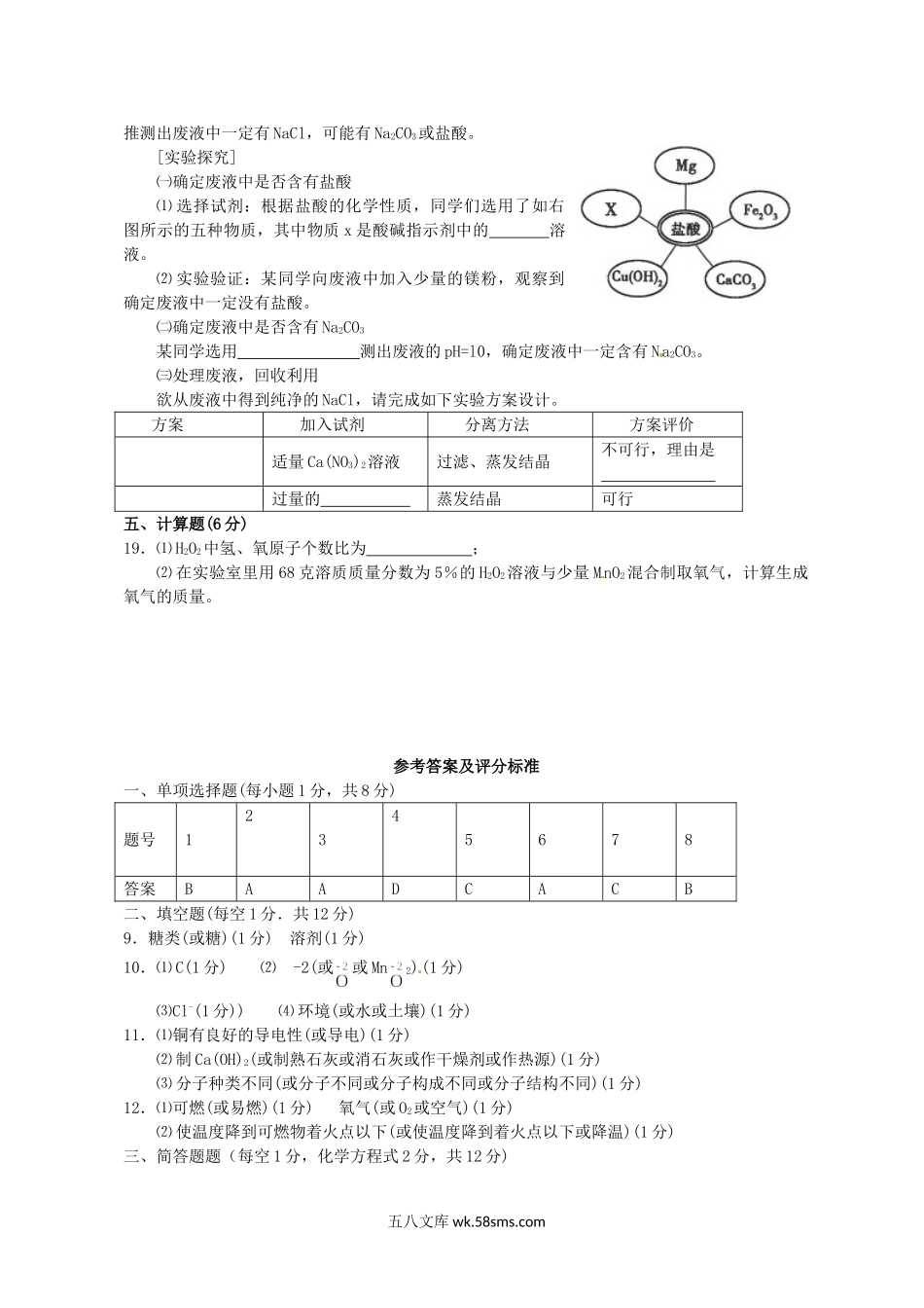 2011吉林中考化学真题及答案.doc_第3页