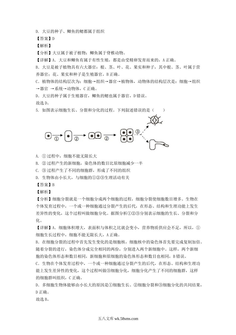 2022年山东临沂中考生物试题及答案.doc_第3页