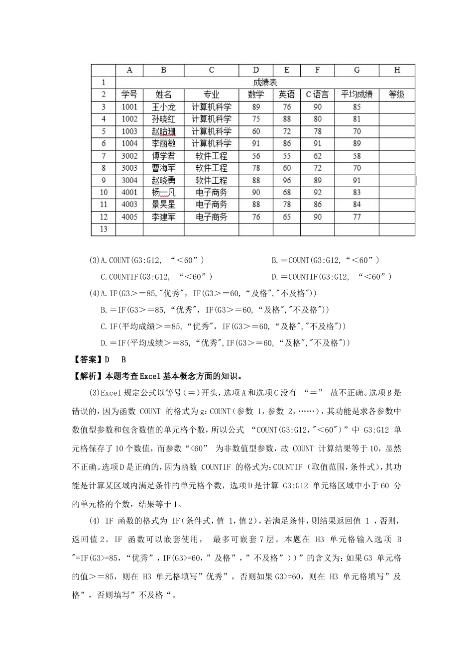 2014上半年网络管理员考试真题及答案-上午卷.doc_第2页