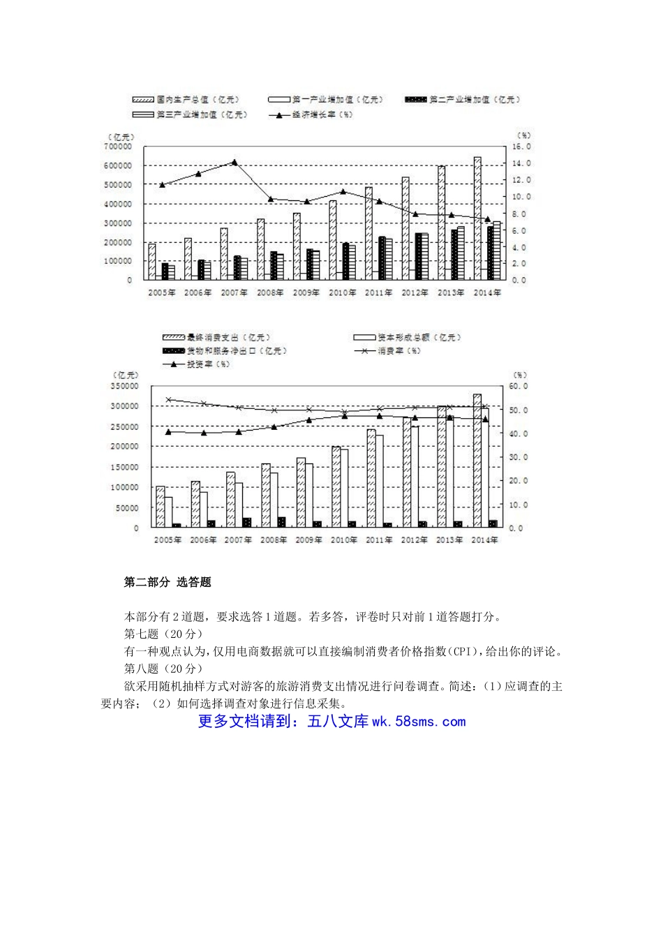 2016年高级统计师高级统计实务与案例分析试卷考试真题.doc_第2页