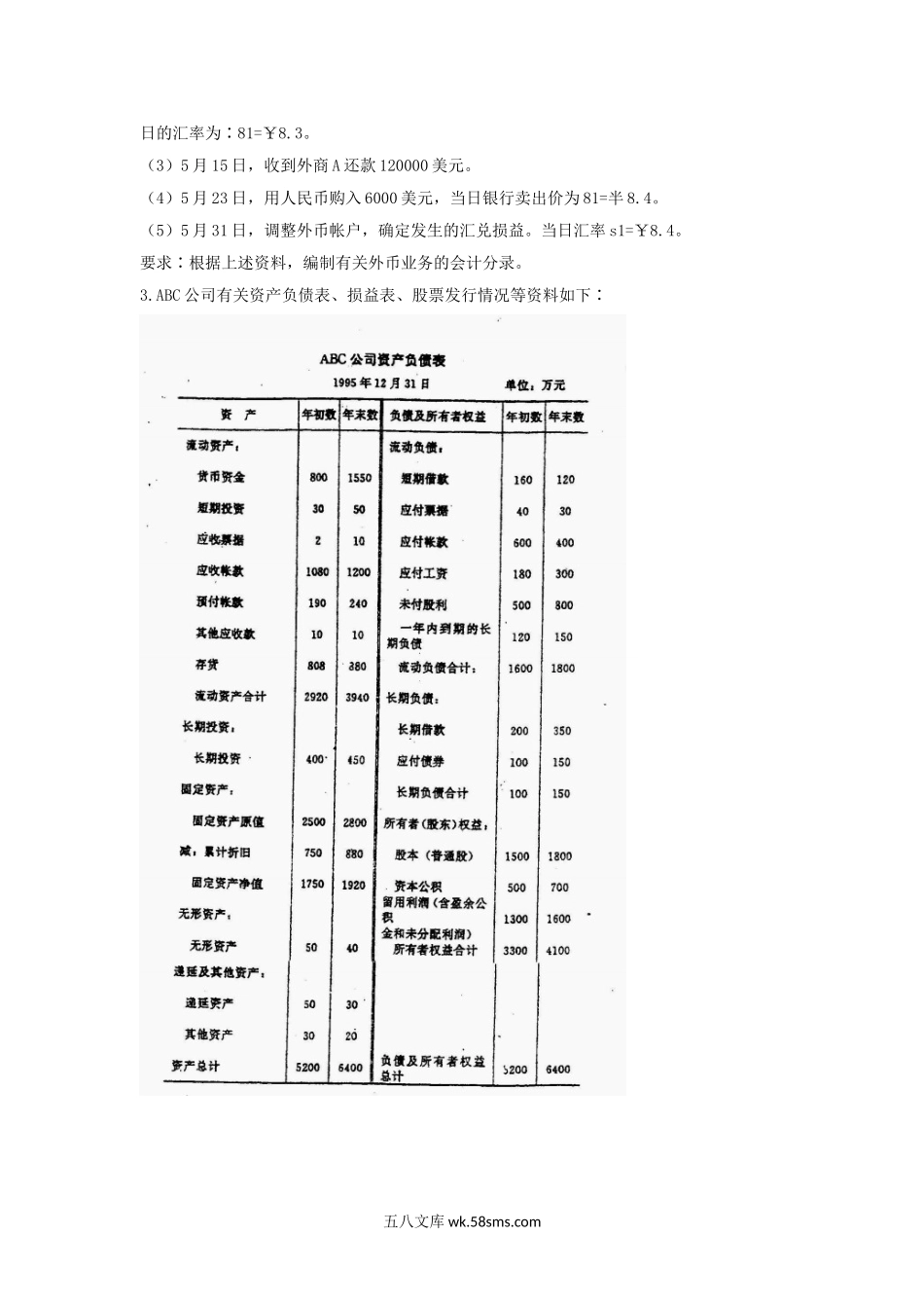 1999年上海大学会计学考研真题.doc_第2页