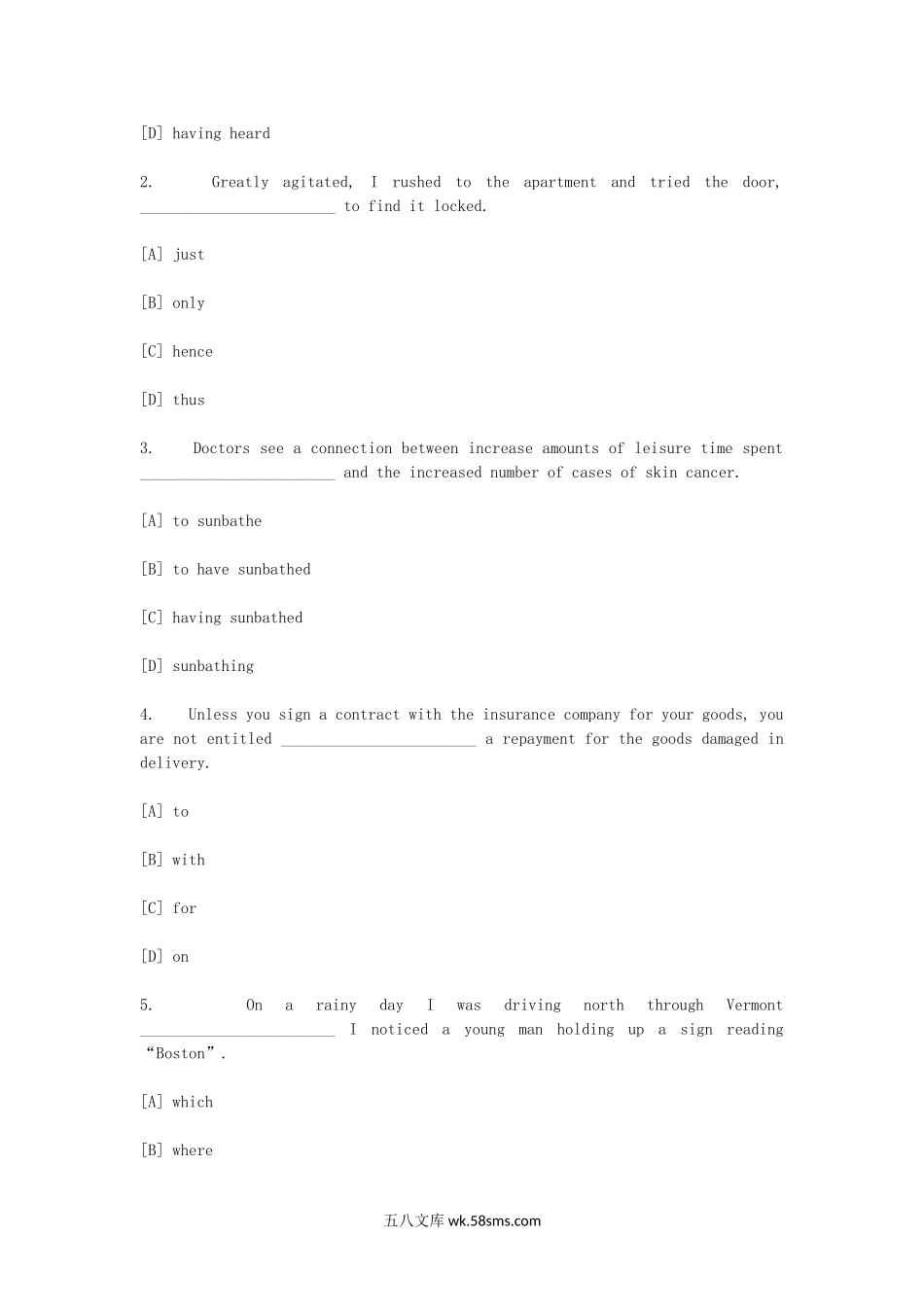 2000福建考研英语一真题及答案.doc_第2页