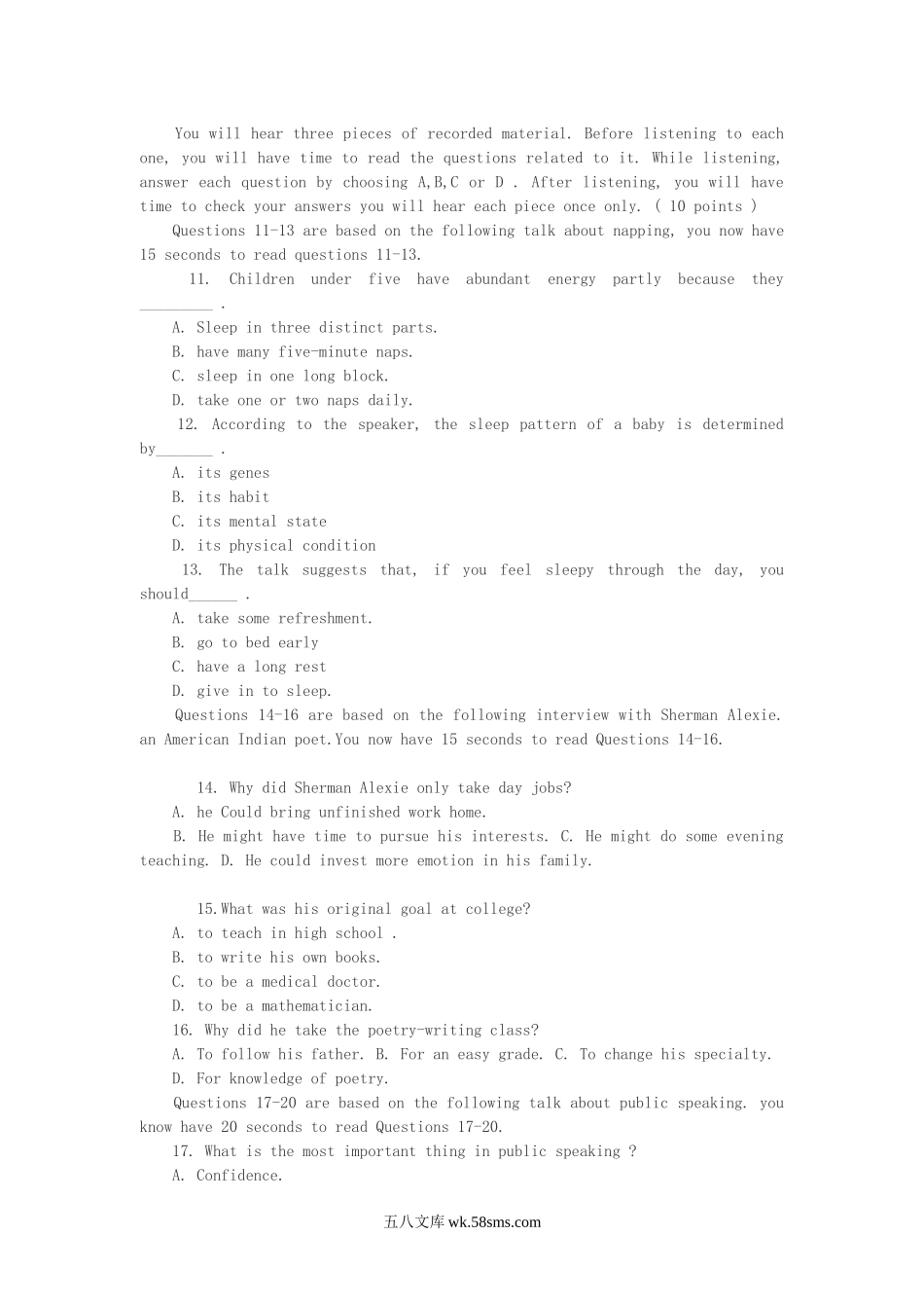 2003湖北考研英语二真题及答案.doc_第2页