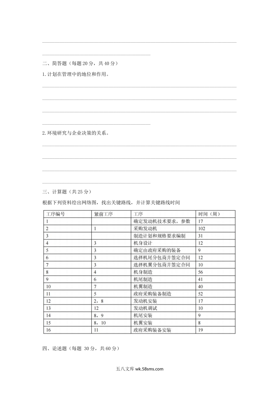 2003年上海华东师范大学管理学考研真题.doc_第2页