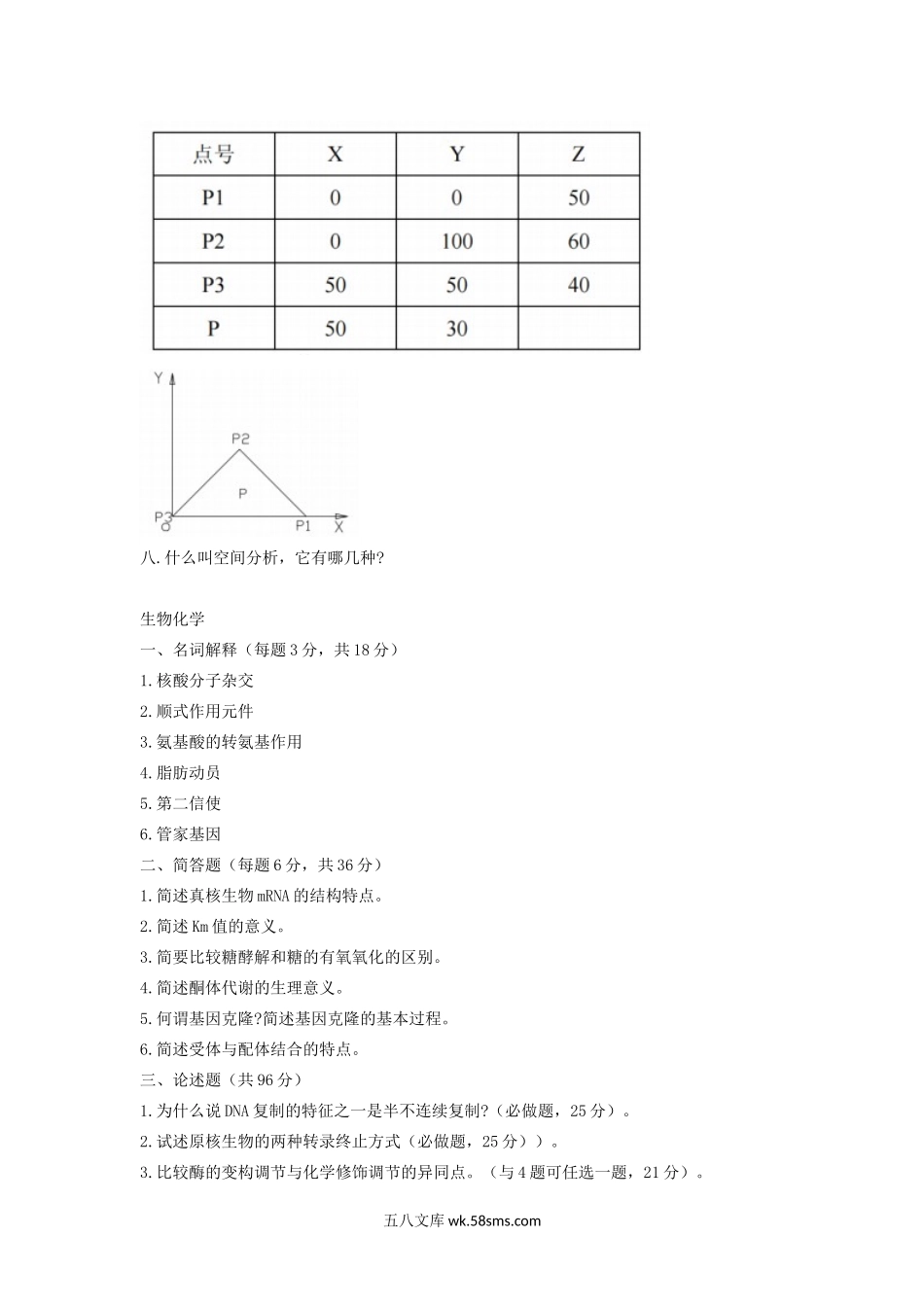 2004年湖北武汉科技大学地理信息系统及生物化学考研真题.doc_第2页