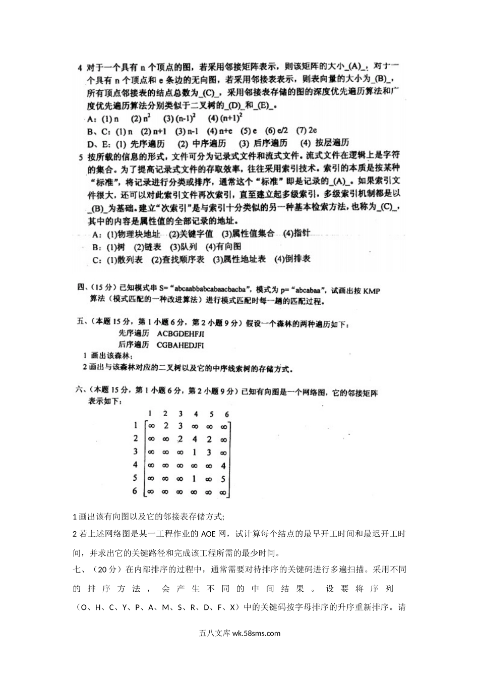 2004年上海海事大学数据结构考研真题.doc_第3页