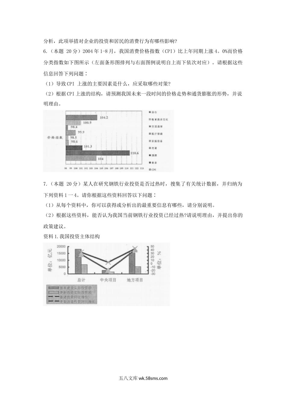 2005年上海理工大学宏观与微观经济学考研真题.doc_第2页