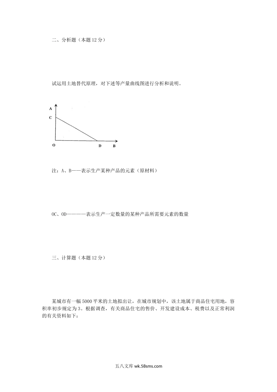 2005年四川大学土地经济学考研真题.doc_第2页