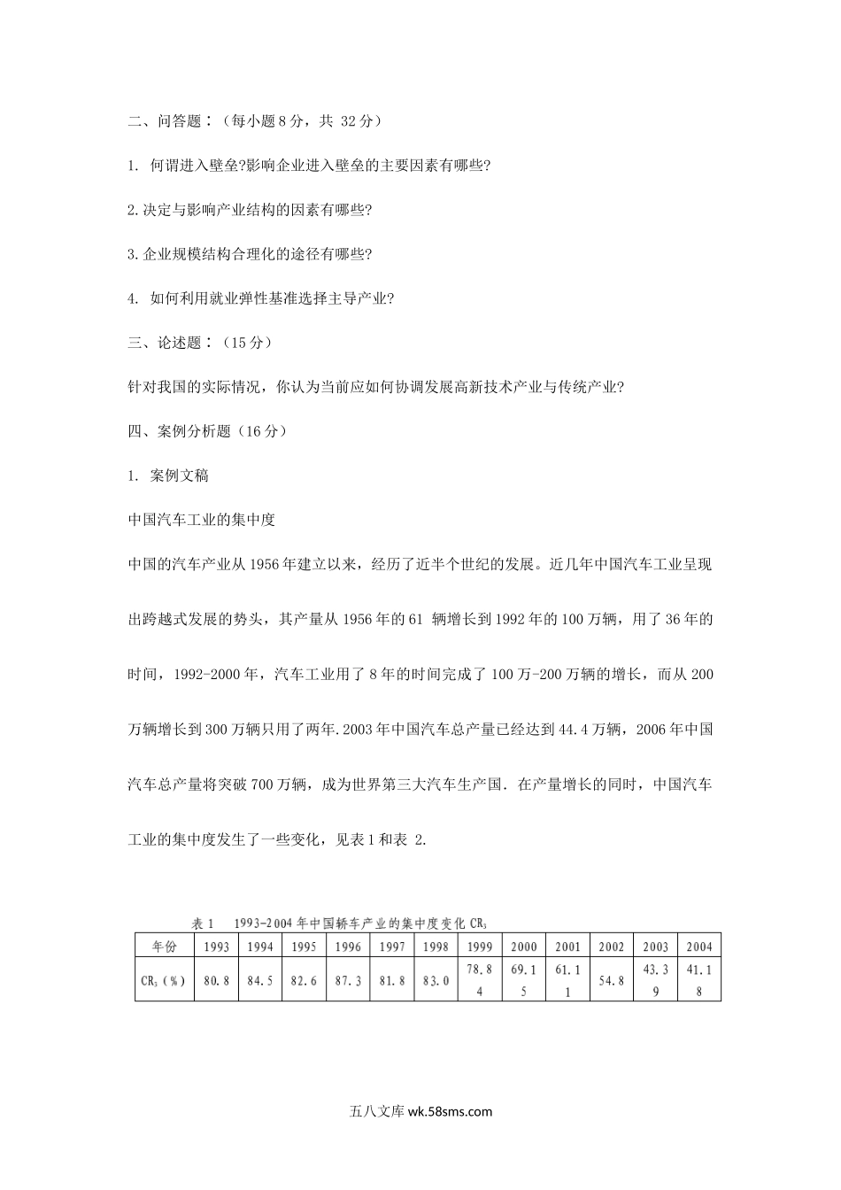 2007年江西财经大学西方经济学与产业经济学考研真题.doc_第2页