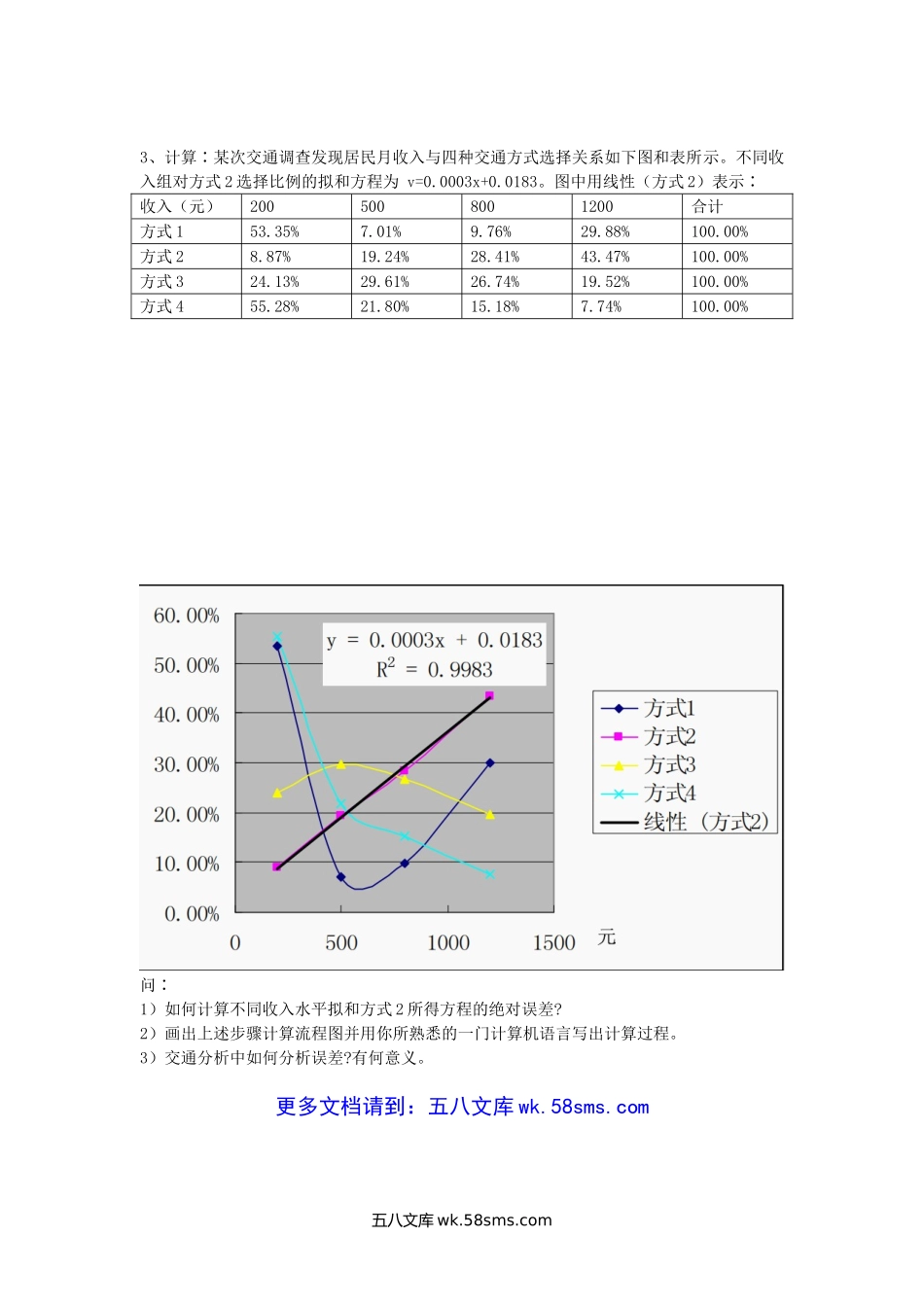 2007年陕西长安大学交通工程考研真题(A卷).doc_第3页