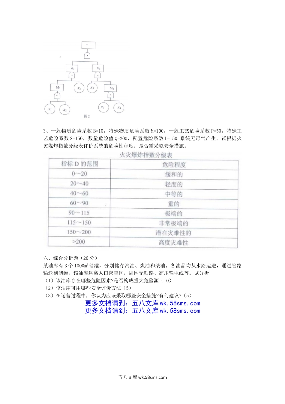 2008年湖北武汉科技大学安全系统工程考研真题.doc_第3页