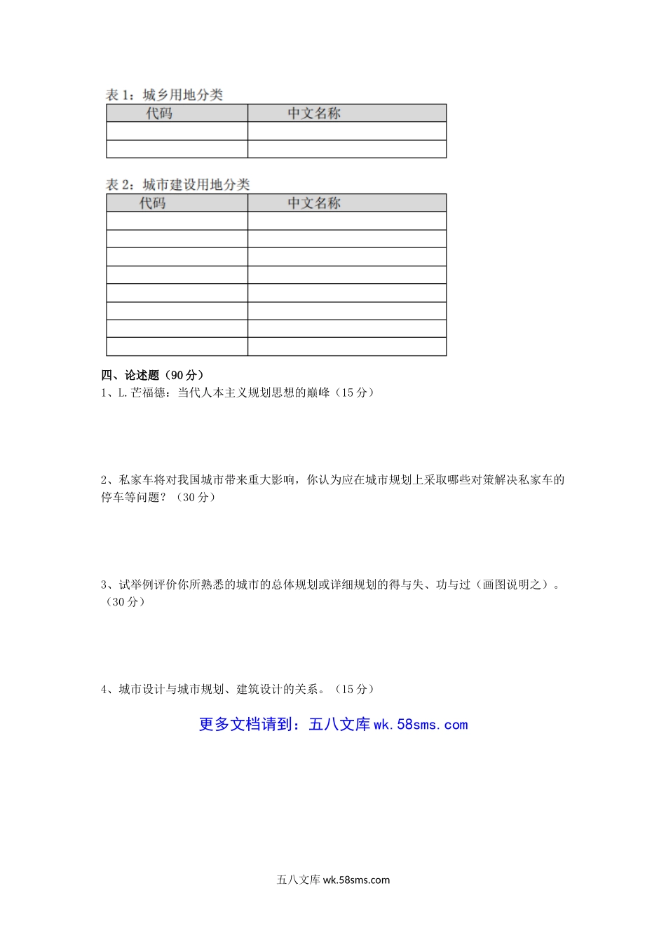 2013年福建华侨大学城乡规划学基础考研真题.doc_第3页