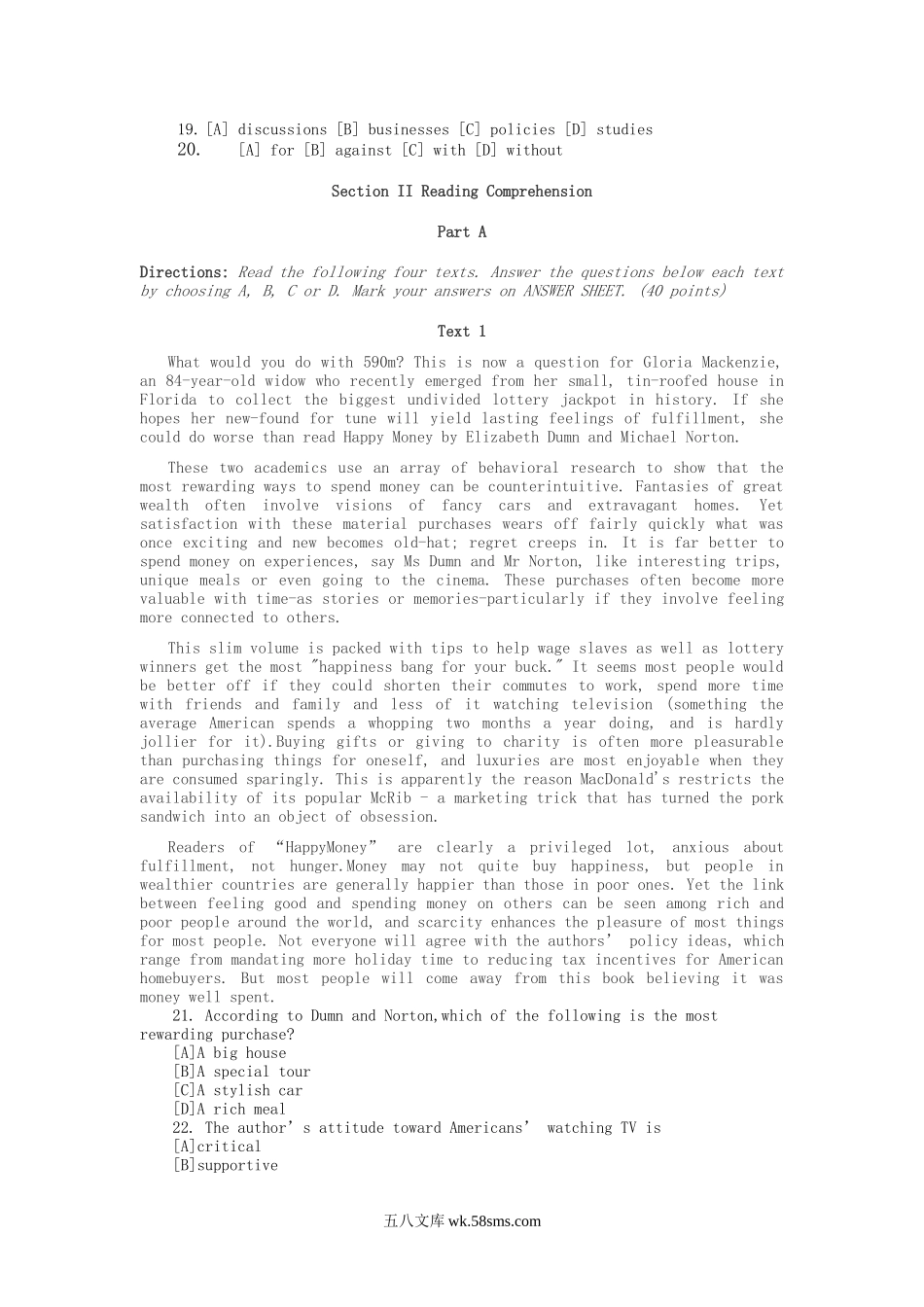 2014云南考研英语二真题及答案.doc_第2页