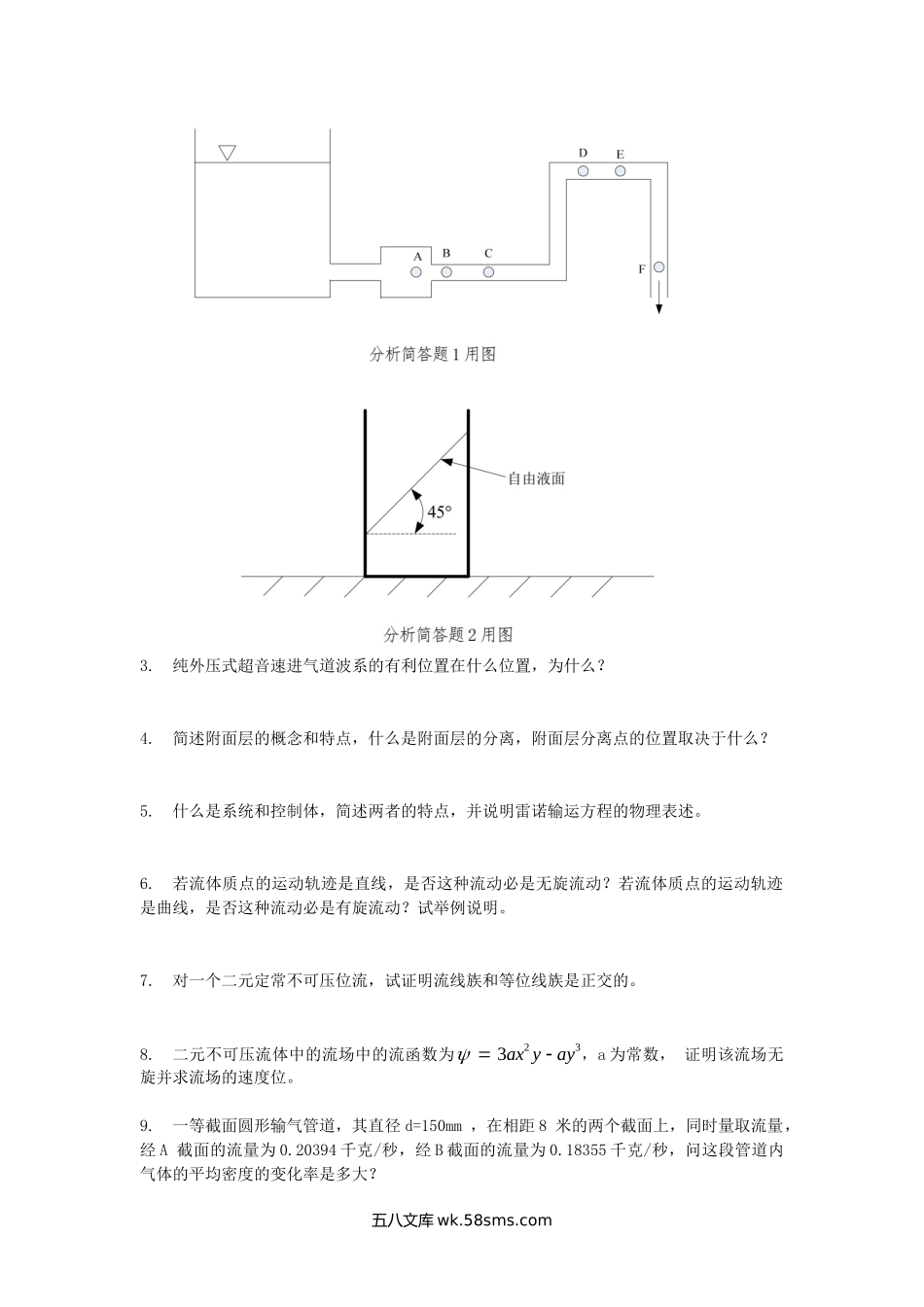 2015年陕西空军工程大学应用流体力学考研真题(A卷).doc_第2页