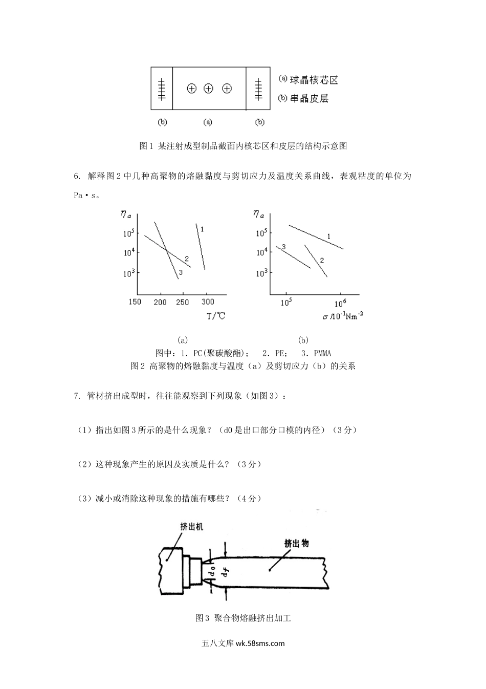 2018年重庆理工大学高分子物理考研真题A卷.doc_第3页