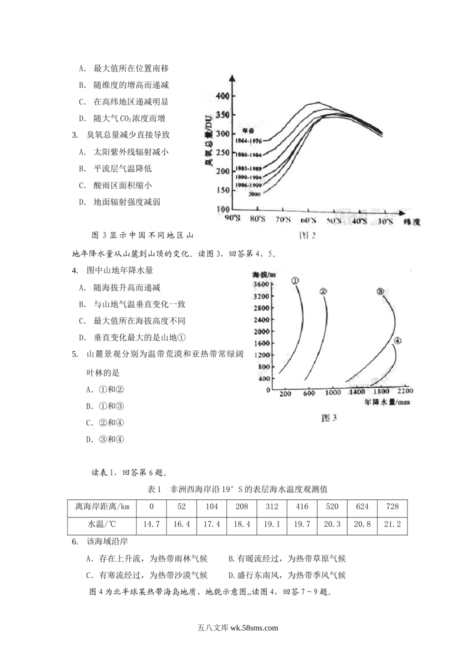 2009年北京高考文综试题及答案.doc_第2页