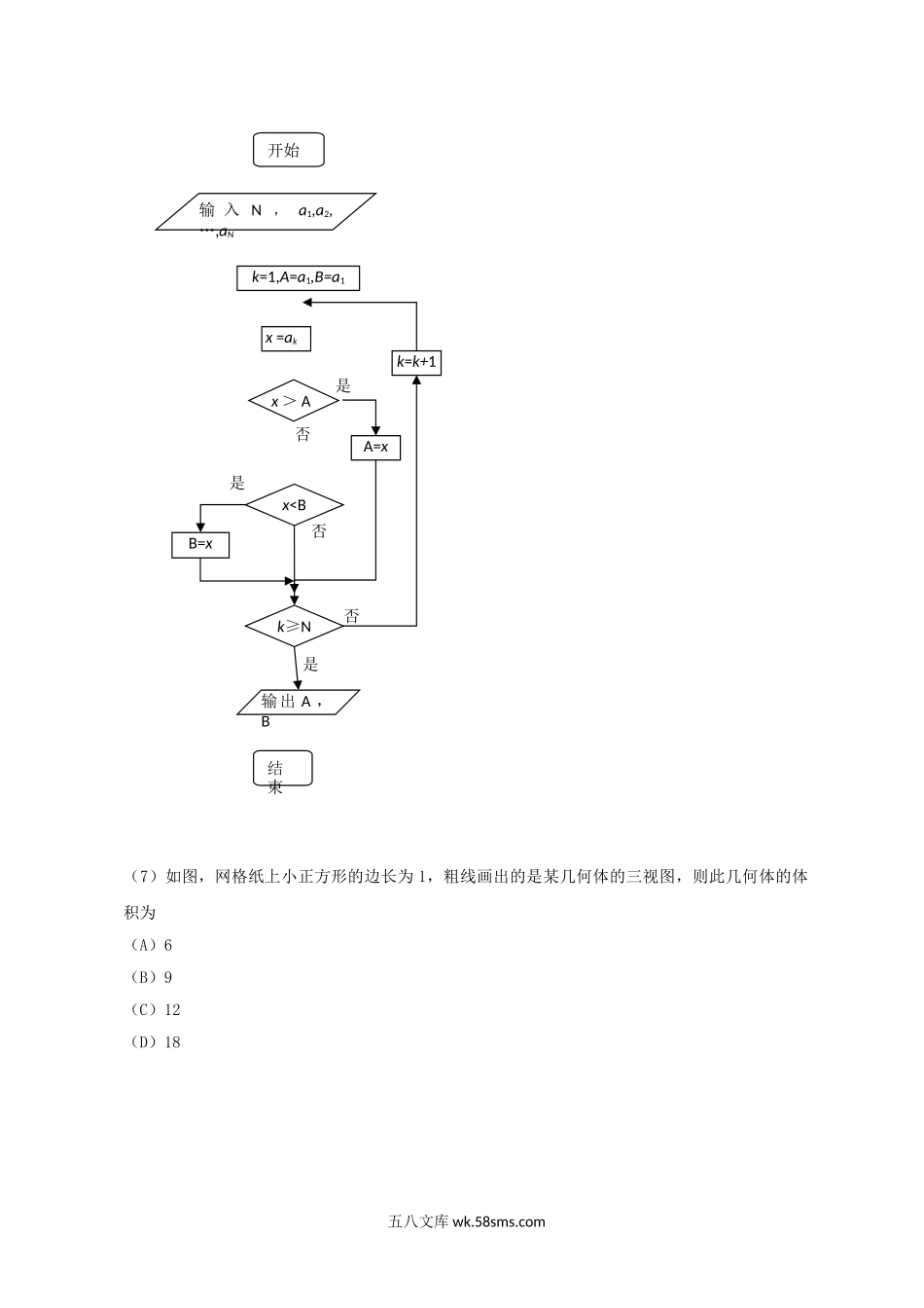 2012年内蒙古高考文科数学试题及答案.doc_第2页