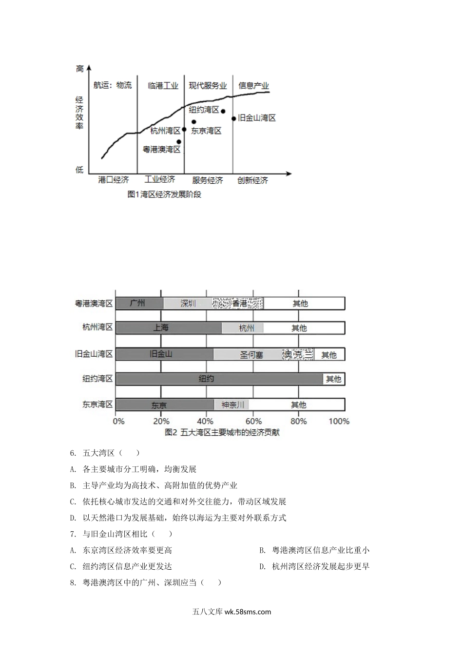 2020-2021年北京市昌平区高二地理下学期期末试题及答案.doc_第3页