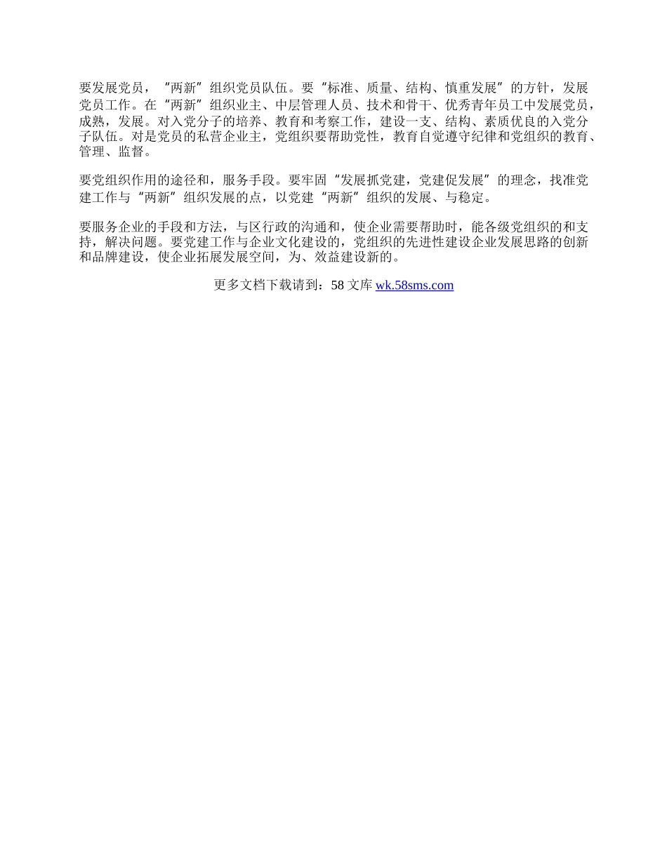 民营党工委思想工作总结.docx_第2页