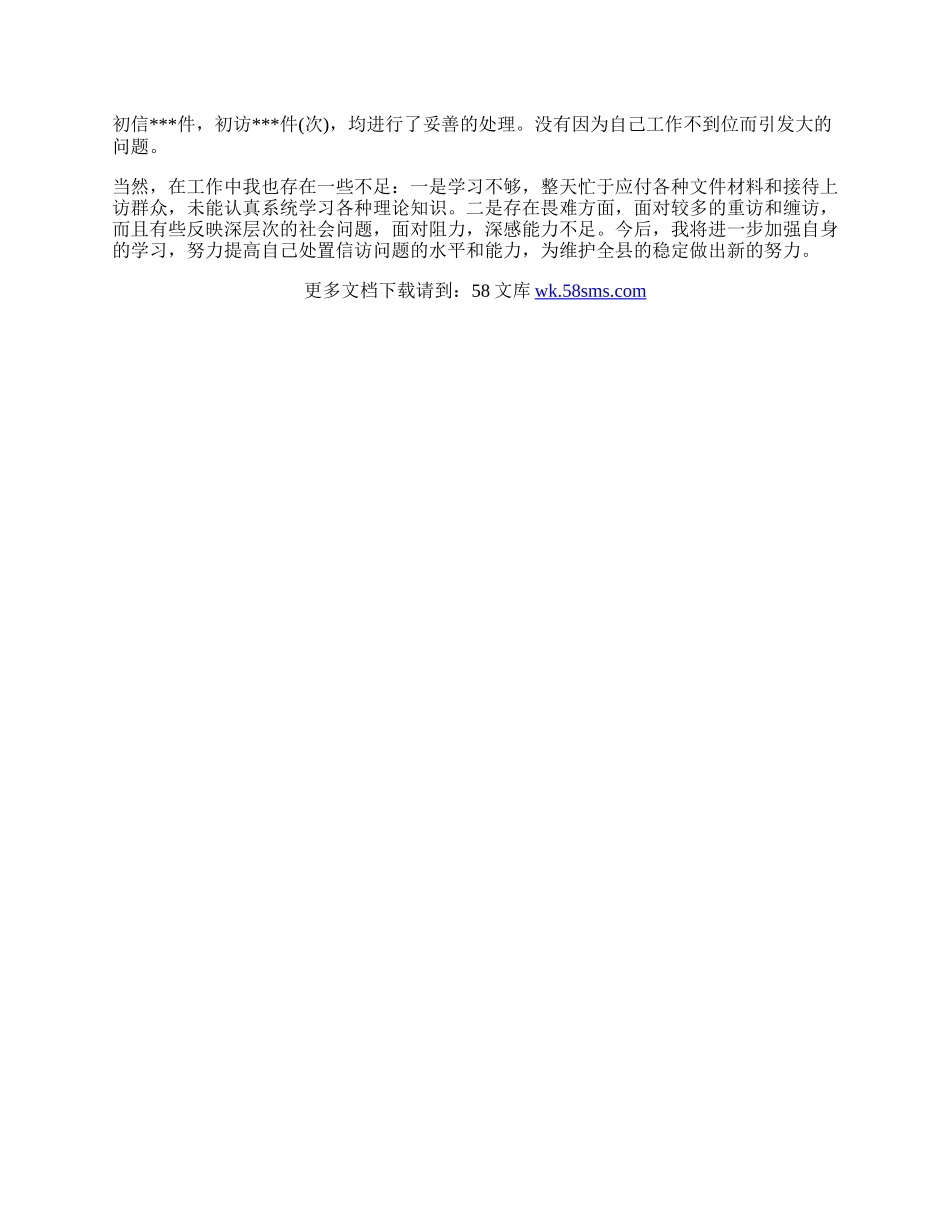 信访民警个人工作总结.docx_第2页