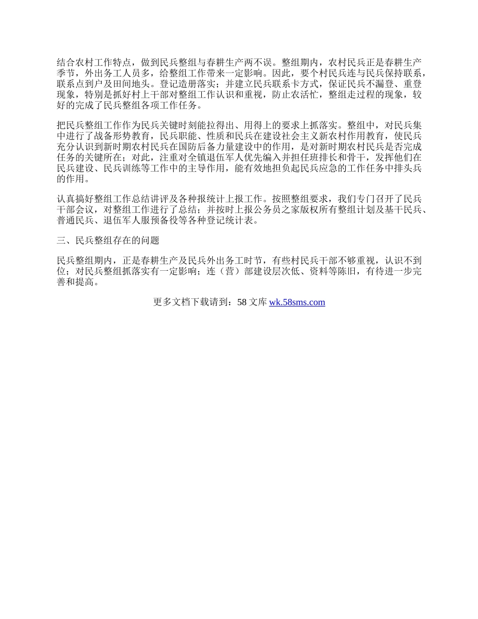 乡镇民兵组织工作总结.docx_第2页