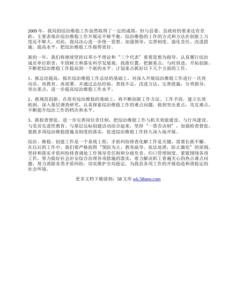 我局综治维稳工作总结.docx_第2页