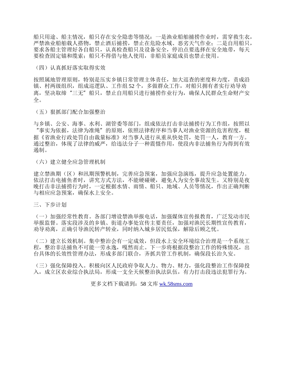 农业局打击非法捕捞工作总结.docx_第2页