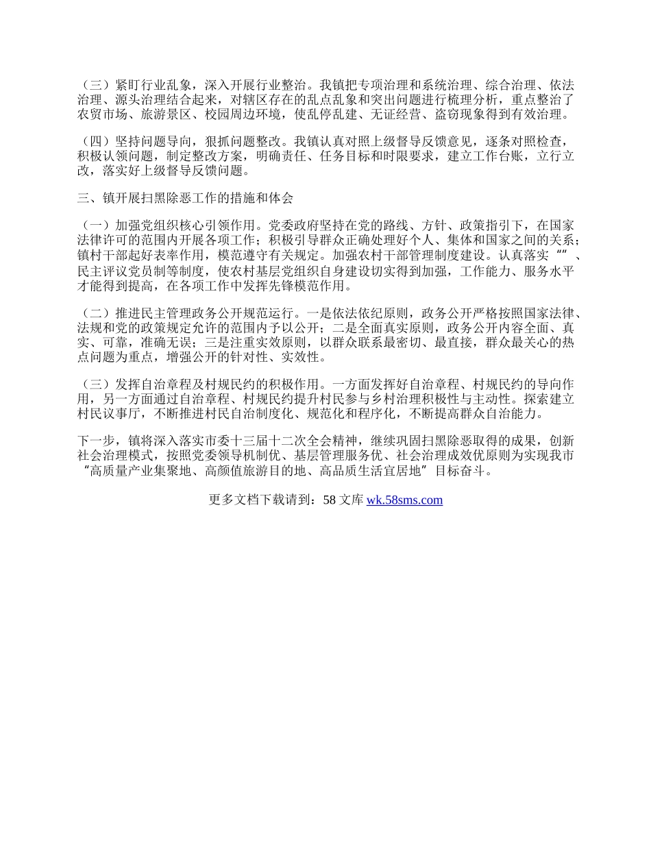 乡镇扫黑除恶三年工作总结.docx_第2页