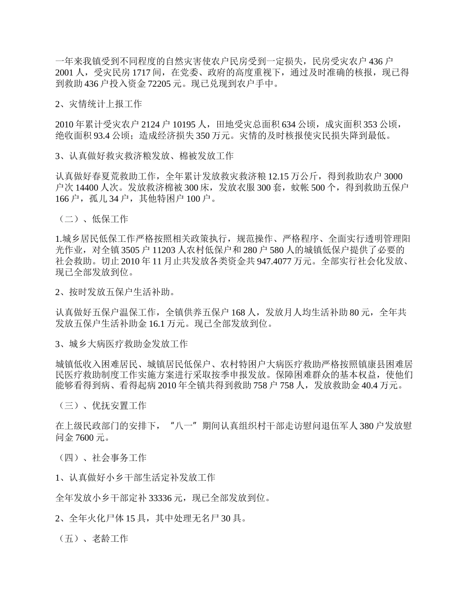 乡镇民政所工作总结报告.docx_第2页