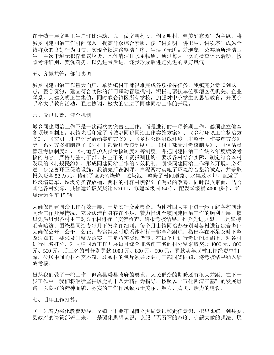 乡镇同建同治工作总结.docx_第2页