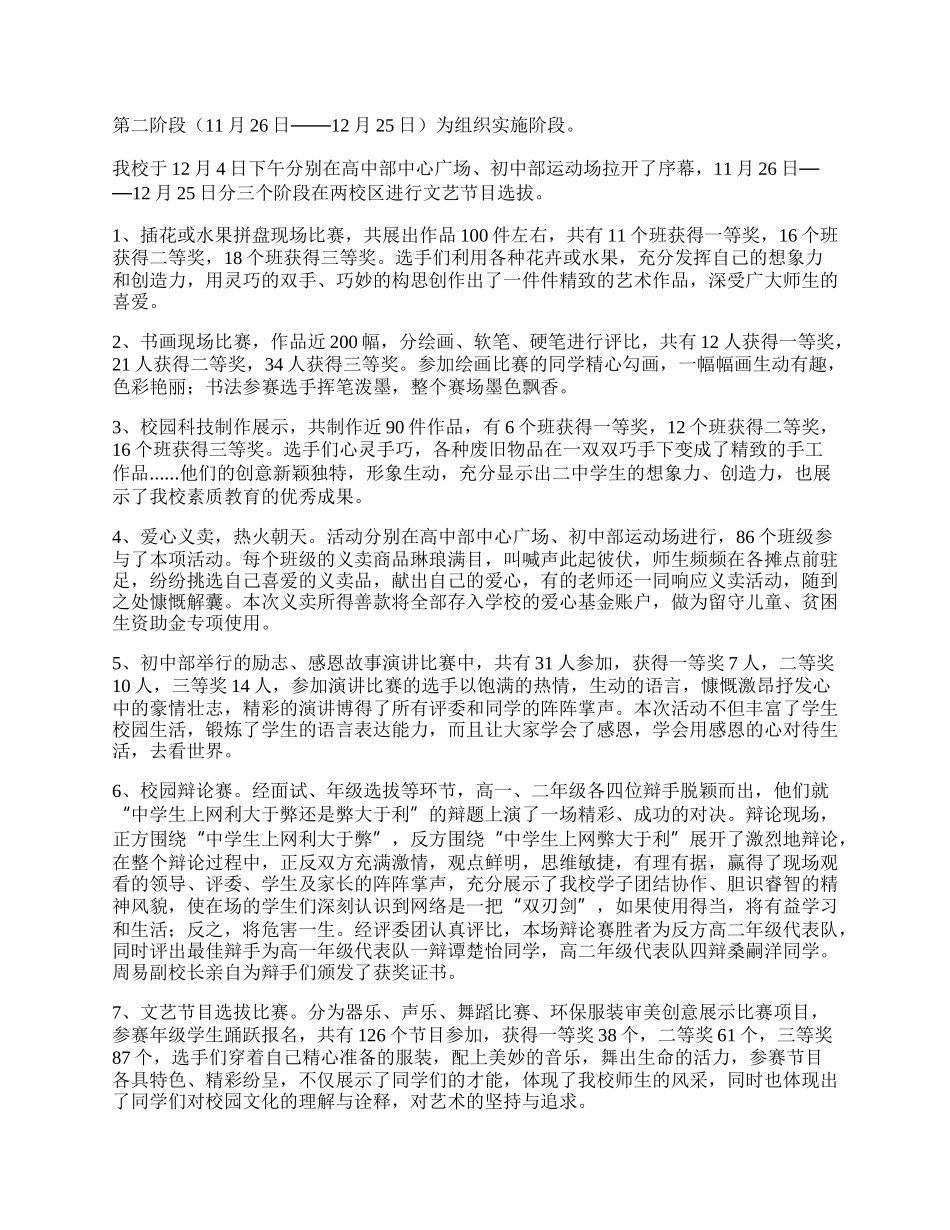 校园艺术节活动总结与反思.docx_第2页