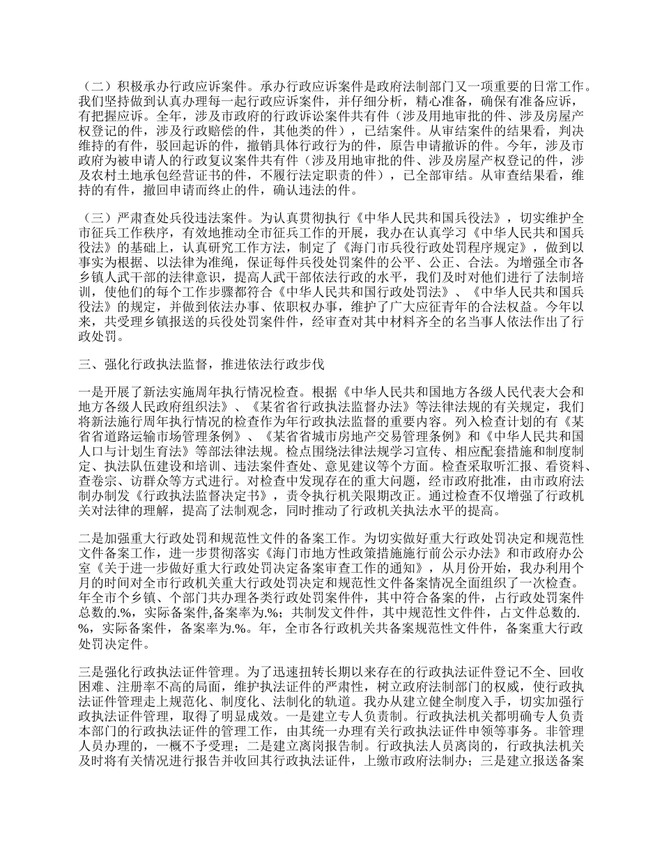 某政府办办公室工作总结.docx_第2页