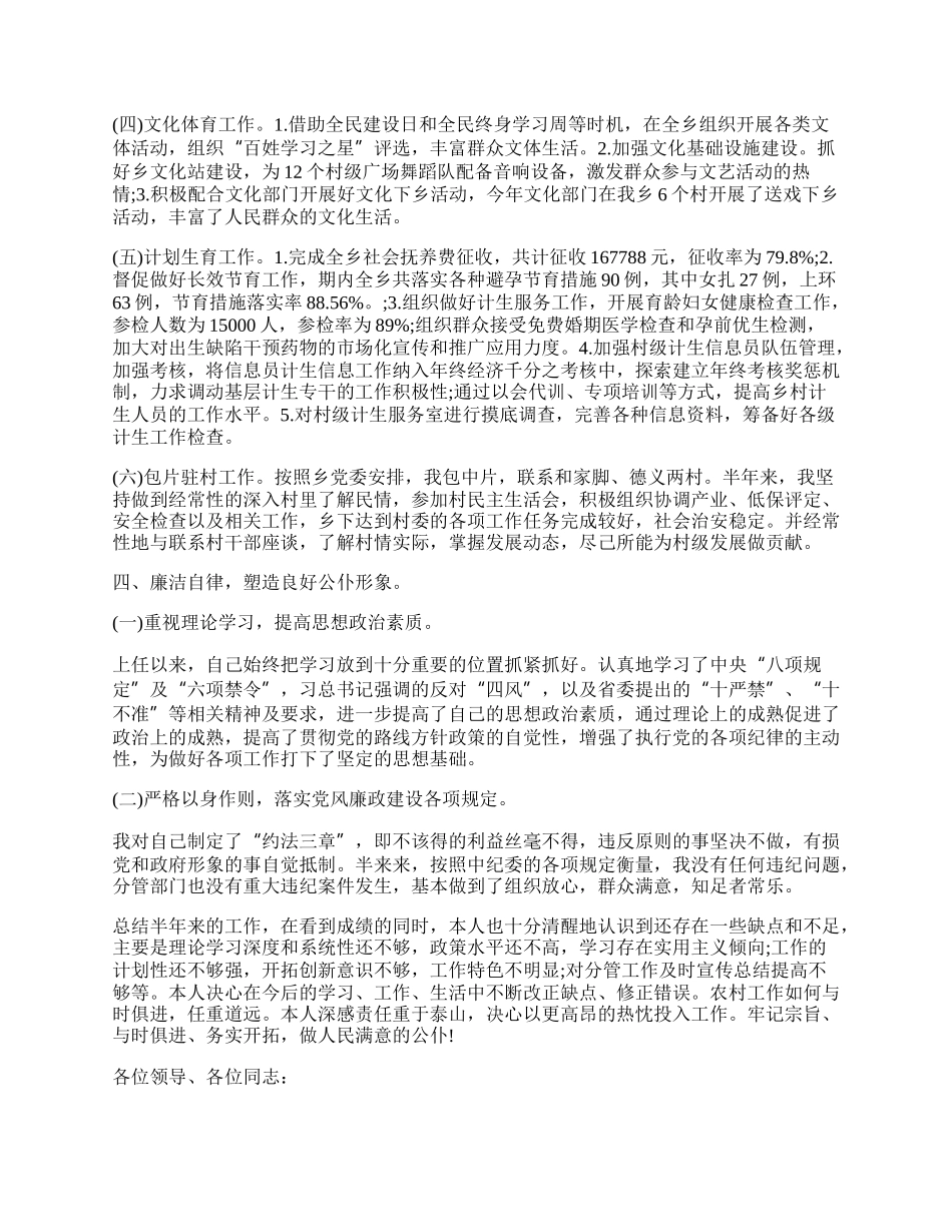 政府乡长个人总结.docx_第3页