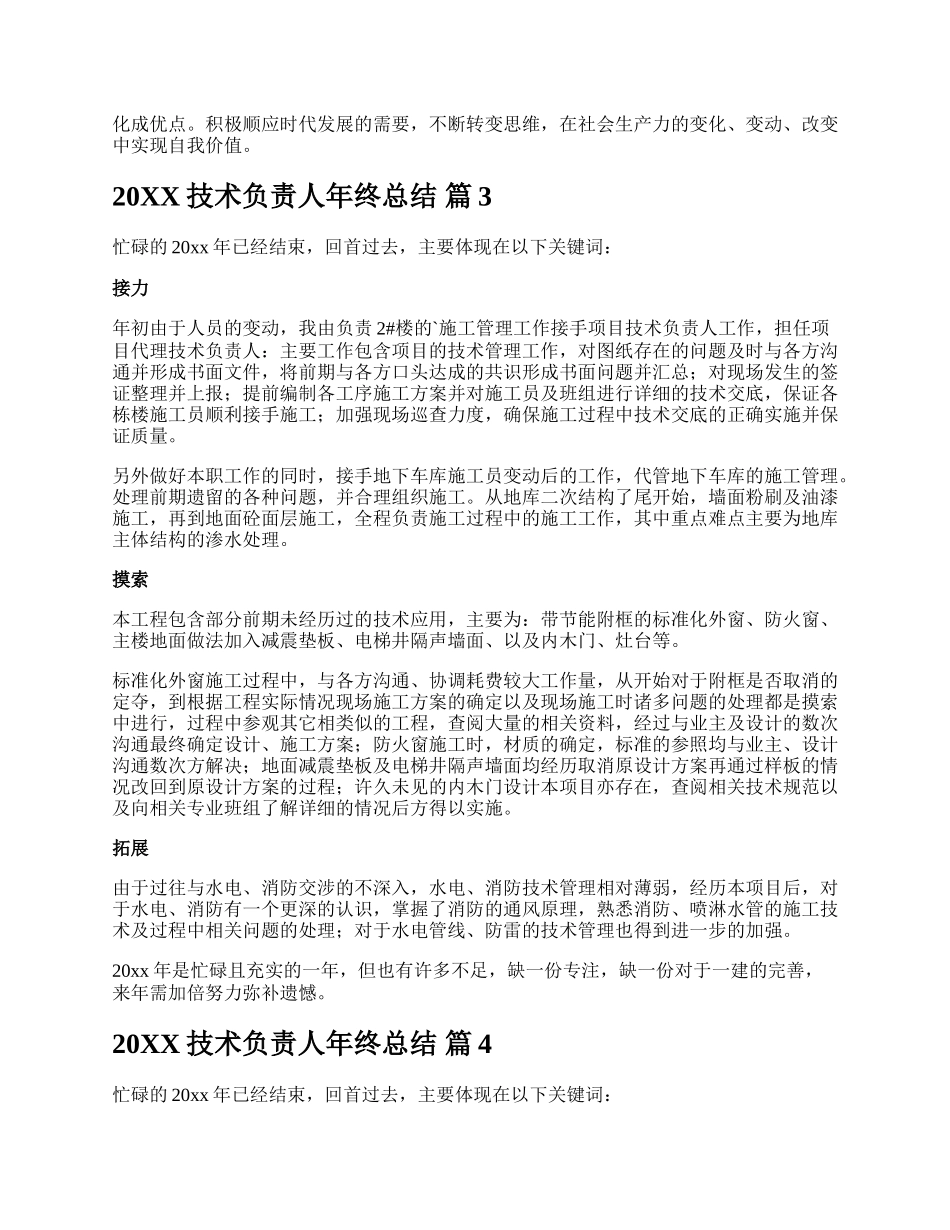 20XX技术负责人年终总结.docx_第3页