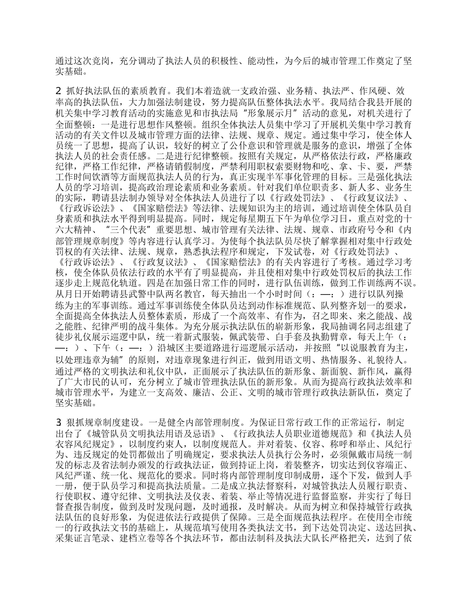 城管工作总结及工作思路.docx_第2页